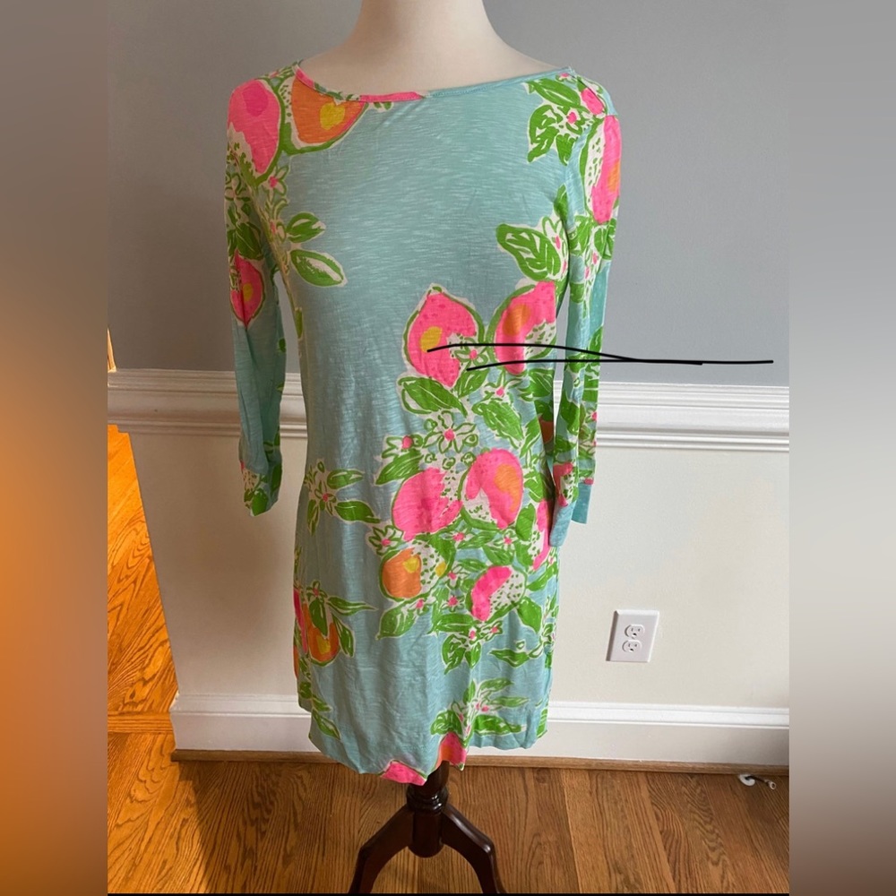 Lilly Pulitzer Dress size medium peach print
